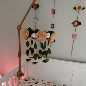 Baby Mobile & Wooden Arm